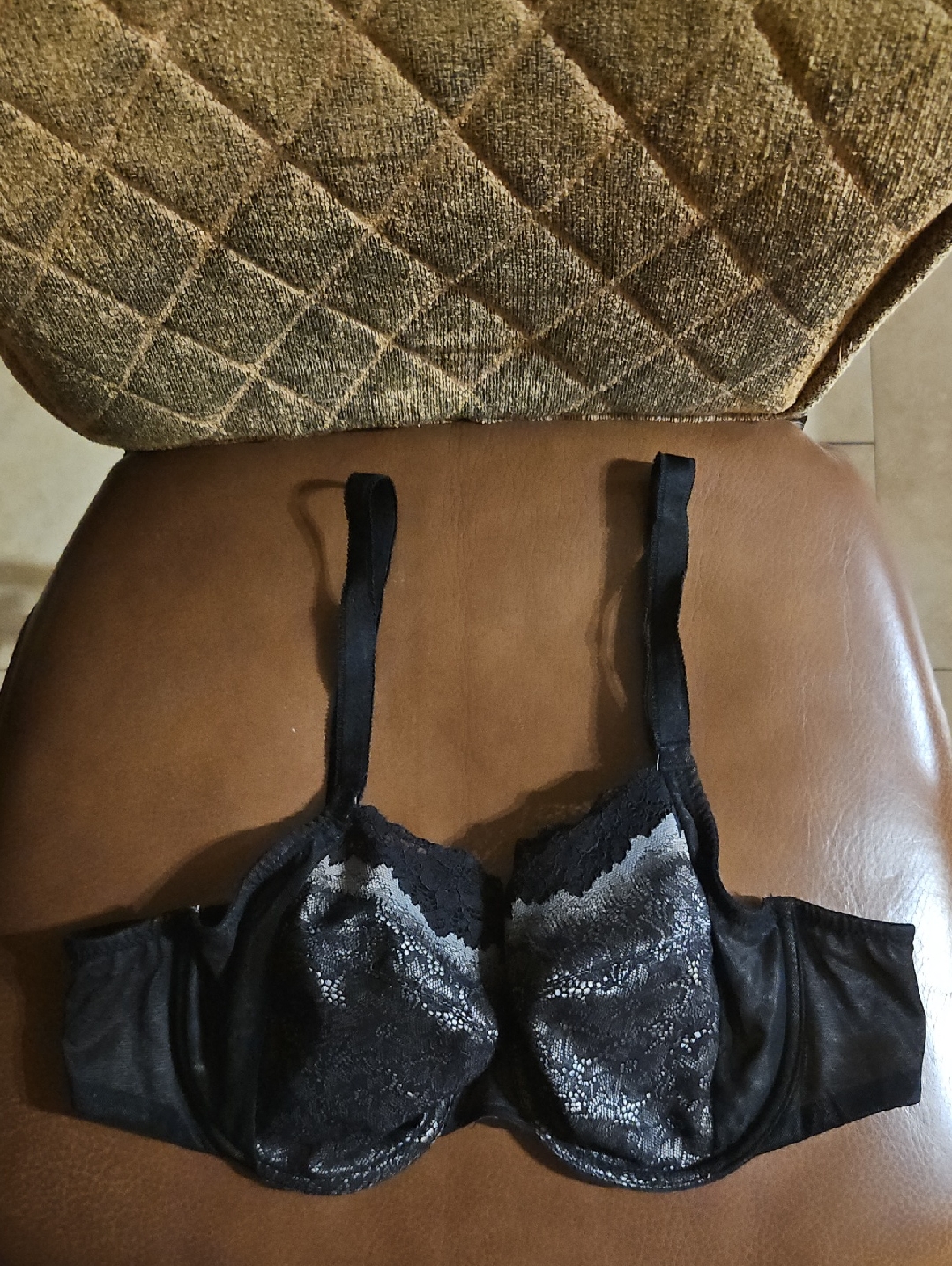 Wacoal Basic Benefits Full Figure T-Shirt Unlined Underwire Floral Lace Bra